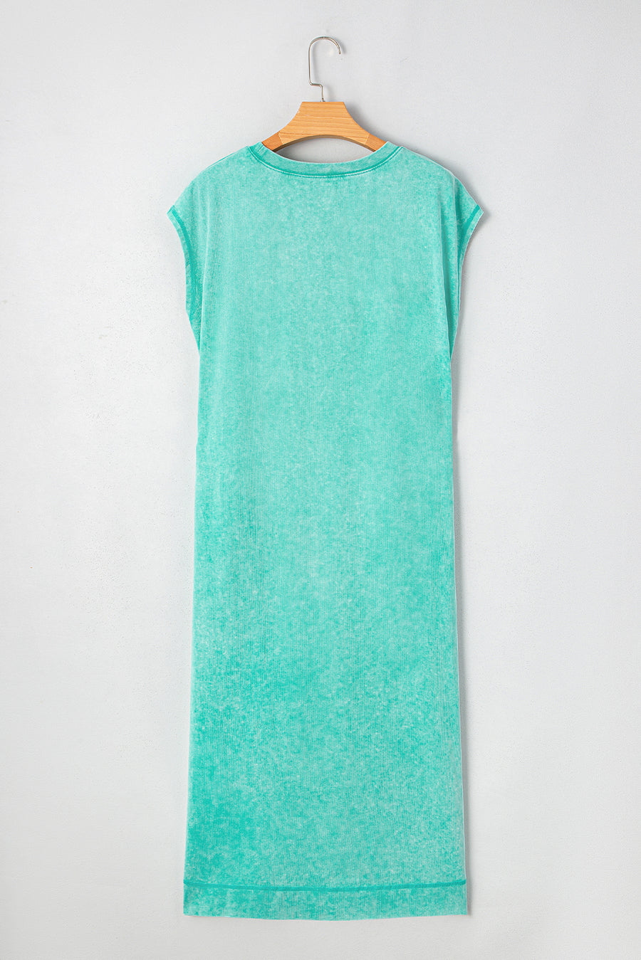 Mineral Wash T-Shirt Dress with Pockets- 3 Colors