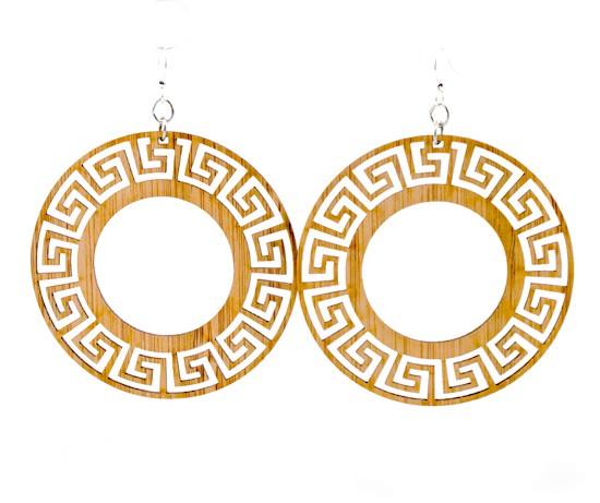 Circle Bamboo Earrings #989