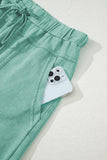 Mineral Wash Exposed Seam Wide Leg Cargo Pants- 3 Colors