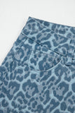 Print Frayed Edge Wide Leg High-Waist Jeans- 7 Styles
