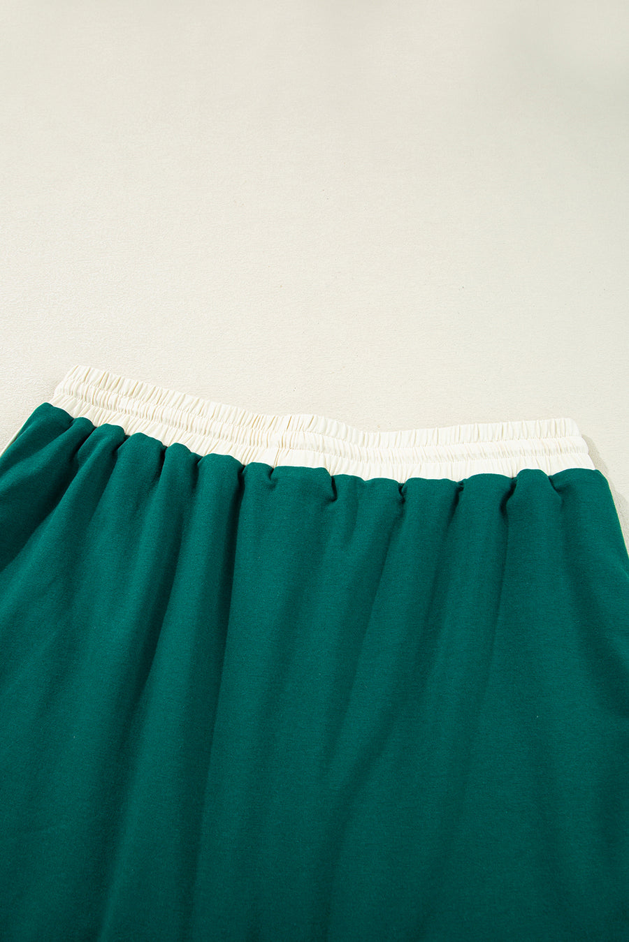 Plus Size Contrast Trim T-Shirt and Skort Two Piece Set- 3 Colors