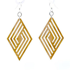 Rhombus Bamboo Earrings #992