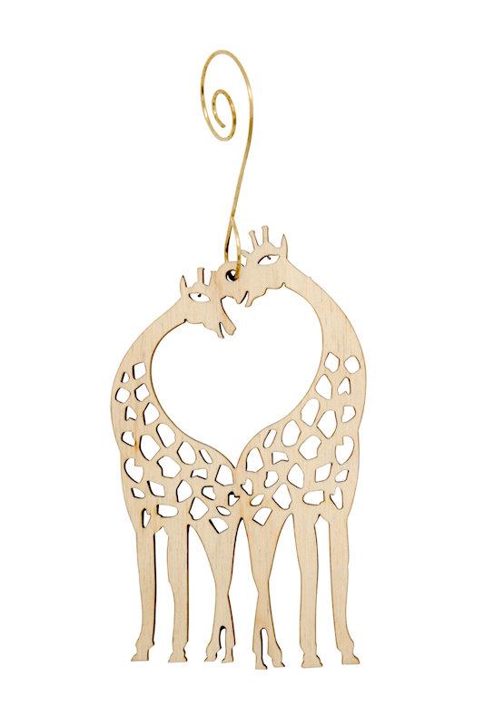 Giraffe Heart Ornament #9930