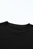 Basic Crew Neck Rolled Sleeve T-Shirt- 12 Colors