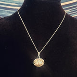 Blue Rose Case Glow-in-the-Dark Pendant Necklace