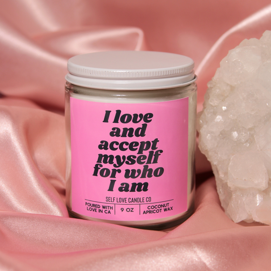 I Love and Accept Myself Candle
