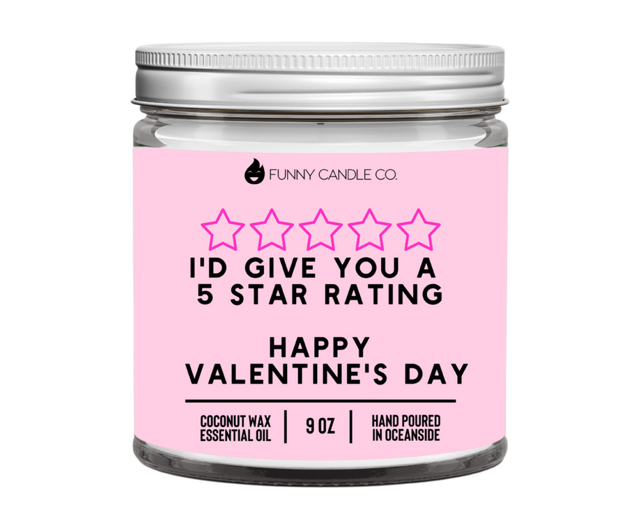 I'd Give You A 5 Star Rating Candle