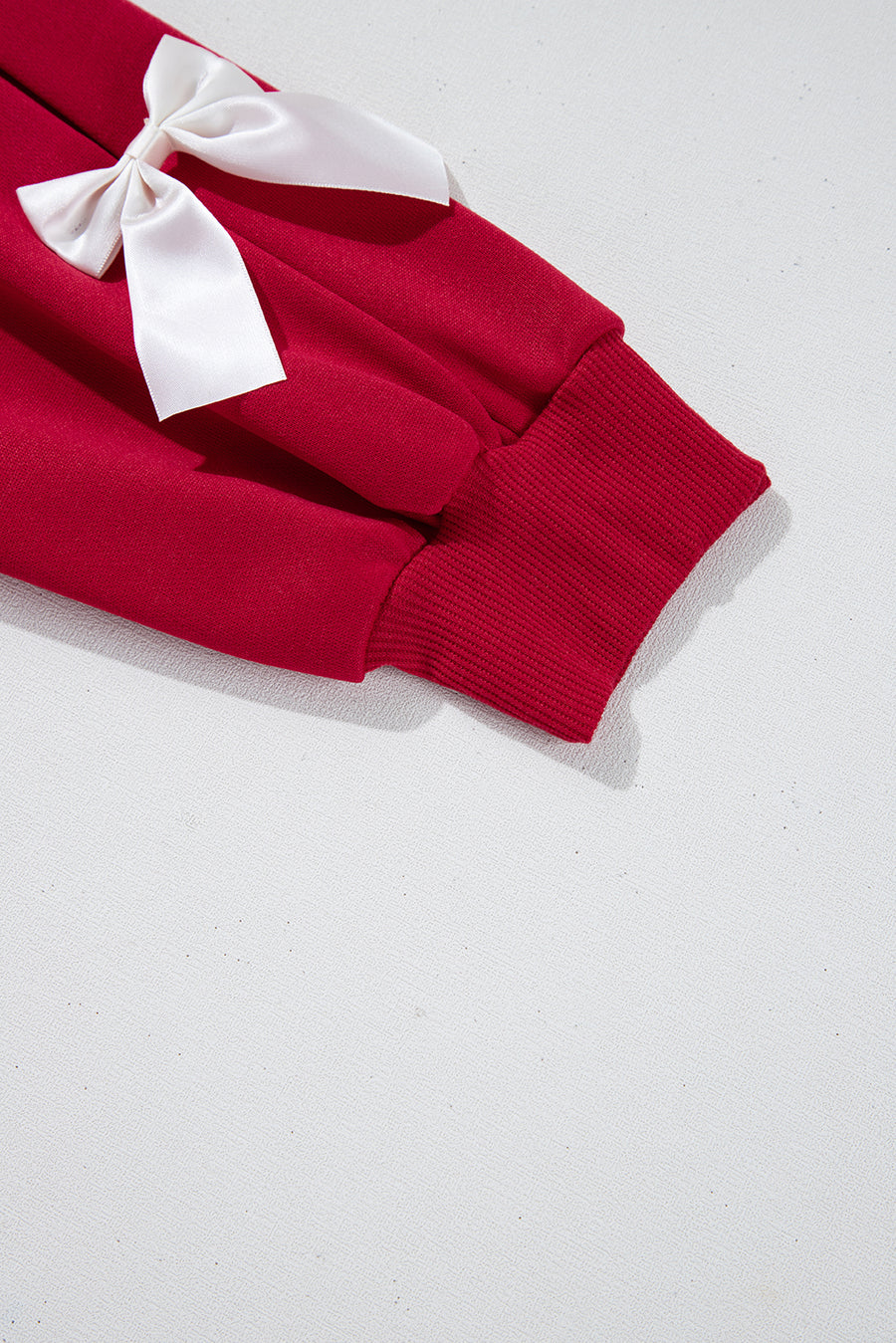 Red & White Bows Crew Neck Sweatshirt