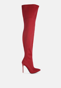 No Calm Super Stretch Stiletto Long Boot- 3 Colors