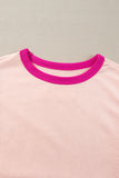 Star Patchwork Exposed Seam Oversized Sweatshirt- 3 Colors