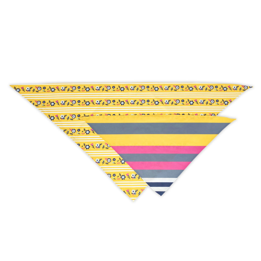 Sunshine Stripes Pet Bandana- 2 Sizes