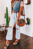 All Over Heart Print Mesh Short Sleeve Top- 2 Colors