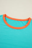 Color Block Long Sleeve Loose Fit Top- 3 Colors