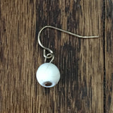 Gold Tone Geometric Necklace Set- Howlite