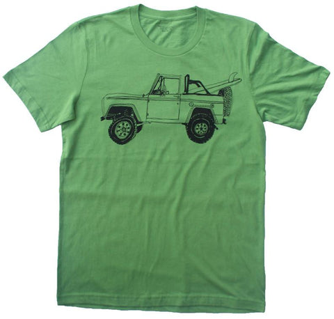 Bronco Surf Trip T-Shirt- Leaf Green