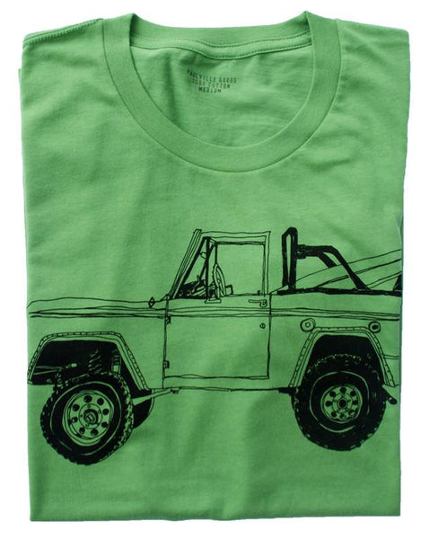 Bronco Surf Trip T-Shirt- Leaf Green