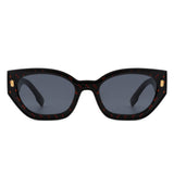 Dawnmist - Geometric Retro Round Irregular Narrow Cat-Eye Sunglasses- 6 Colors