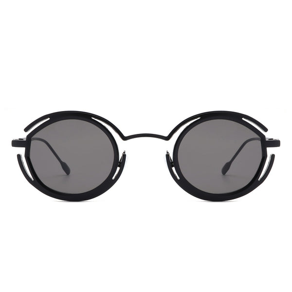 Moonmist - Futuristic Geometric Round Fashion Sunglasses