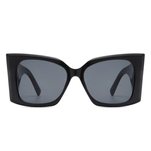 Skydusts - Oversize Square Chunky Fashion Large Women Sunglasses