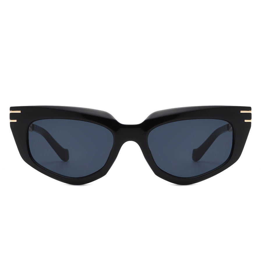 Skylight Chic Chain Link Design Cat-Eye Sunglasses- 7 Colors