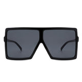 Zenithia - Square Oversized Flat Top Sunglasses- 9 Colors