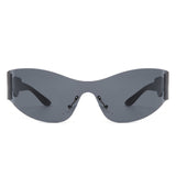 Galadriel - Futuristic Mirrored Cyberpunk Sport Sunglasses
