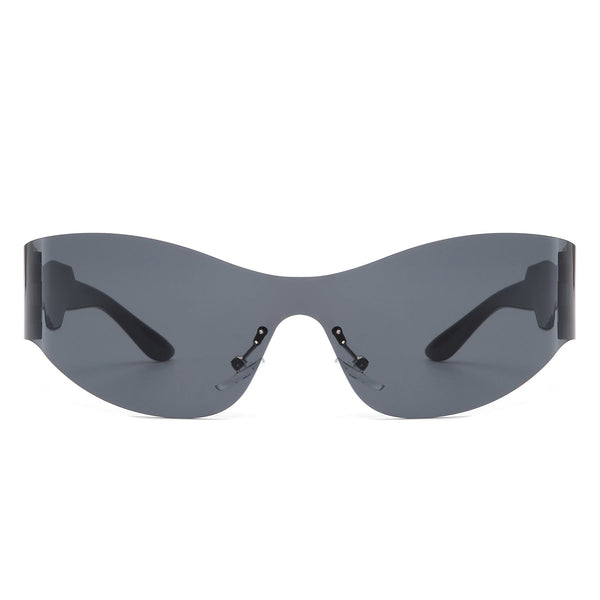 Galadriel - Futuristic Mirrored Cyberpunk Sport Sunglasses
