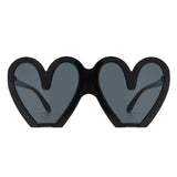 Skylette Heart Shaped Oversized Sunglasses- 7 Colors