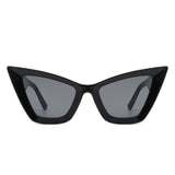Stardaze Retro Square High-Pointed Cat-Eye Sunglasses- 7 Colors