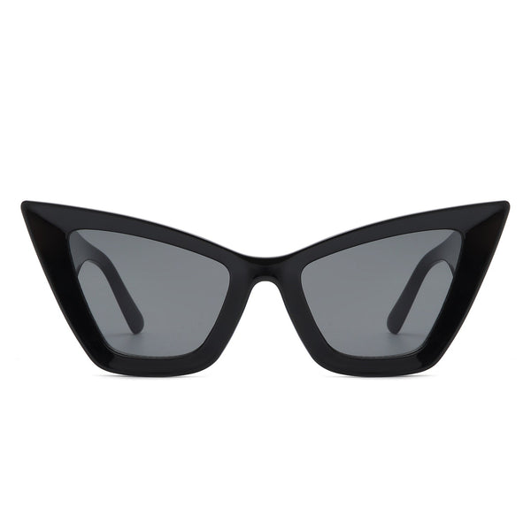 Stardaze - Retro Square High Pointed Cat Eye Sunglasses