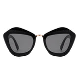 Infernia - Square Irregular Cat-Eye Sunglasses- 6 Colors