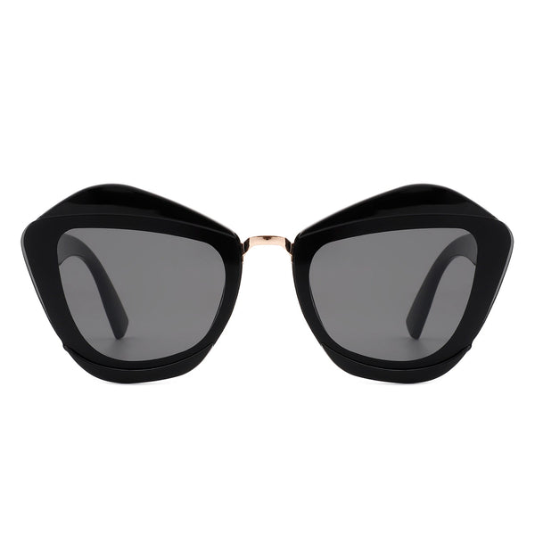 Infernia - Women Square Fashion Irregular Cat Eye Sunglasses