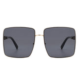 Evangely Classic Square Tinted Oversized Sunglasses- 7 Colors