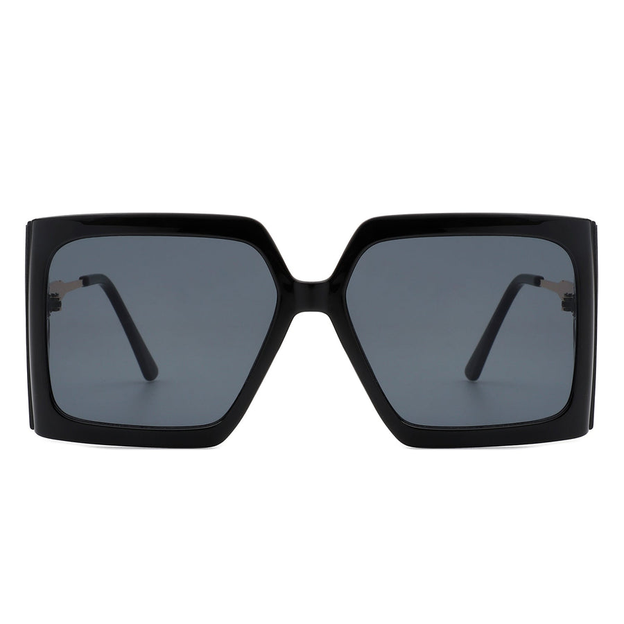Yellowra Oversized Retro Square Large Fashion Sunglasses- 6 Colors