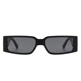 Radiato Rectangle Lens Leopard Arm Sunglasses- 2 Colors