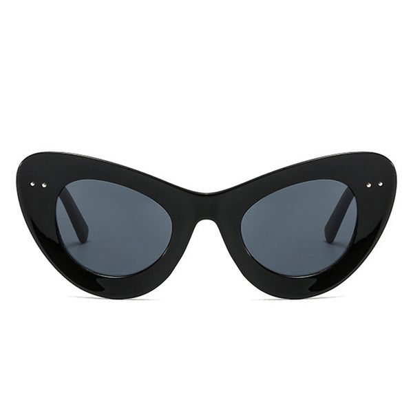 Luminara - Retro Round Cat Eye Women Fashion Sunglasses