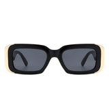 Quixotic - Rectangle Narrow Fashion Tinted Square Sunglasses