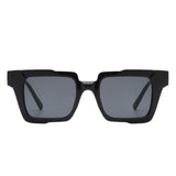 Xeno Flat Top Geometric Square Fashion Sunglasses- 6 Colors