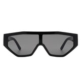 Firelily - Geometric Square Futuristic Sunglasses- 6 Colors