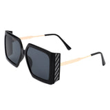 Yellowra Oversized Retro Square Large Fashion Sunglasses- 6 Colors