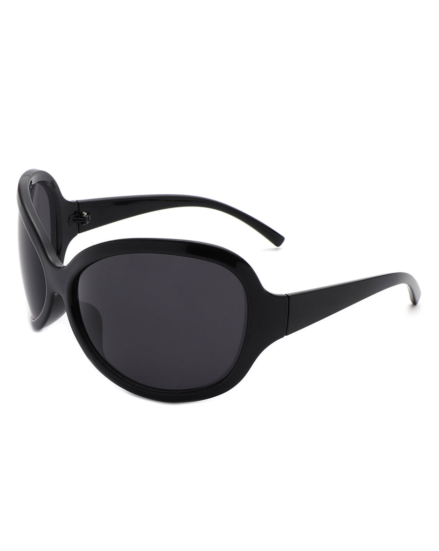Luna - Oversized Triangle Butterfly Shape Sunglasses- 4 Colors
