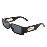 Radiato Rectangle Lens Leopard Arm Sunglasses- 2 Colors