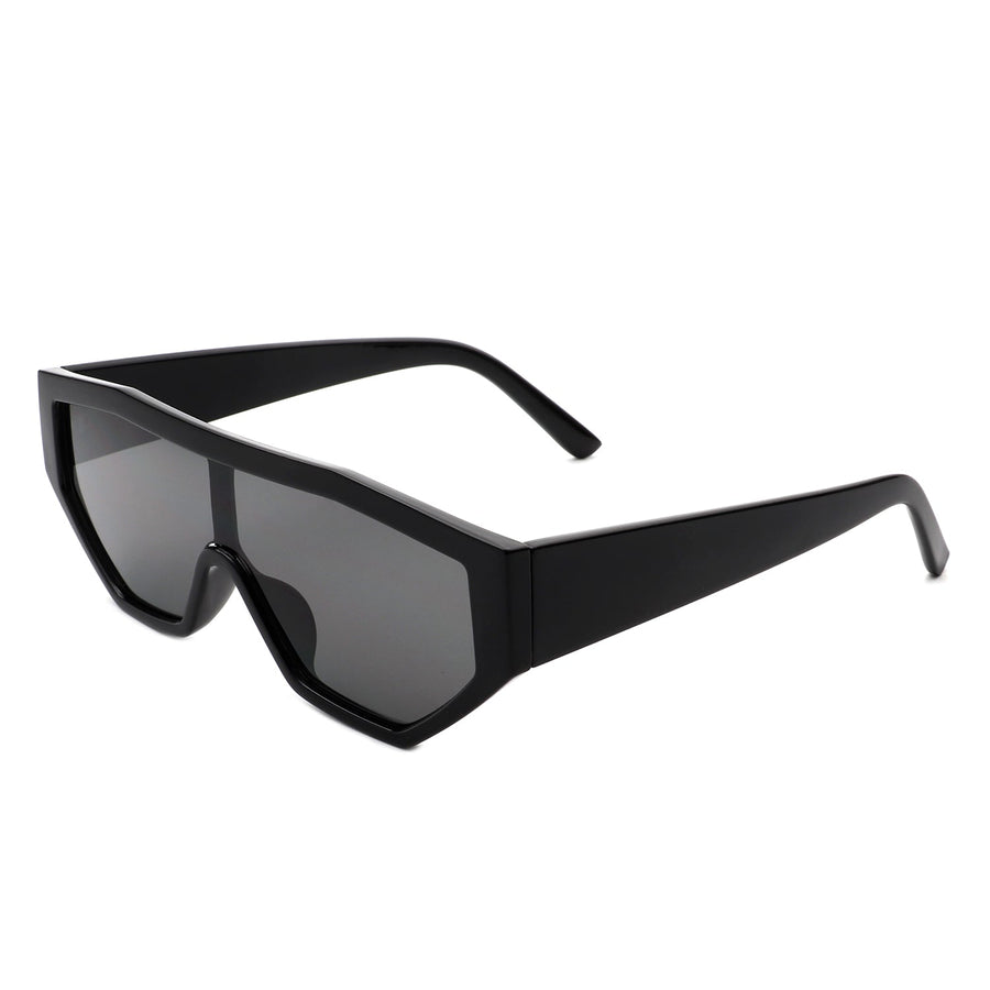 Firelily - Geometric Square Futuristic Sunglasses- 6 Colors
