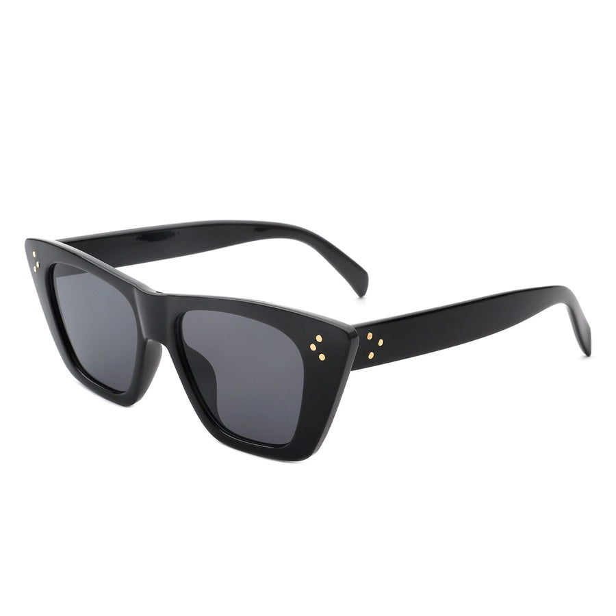 Lightnin Retro Cat-Eye Square Fashion Sunglasses- 6 Colors