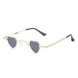 Zyral Metal Heart Shaped Tinted Mini Color Pop Sunglasses- 6 Colors