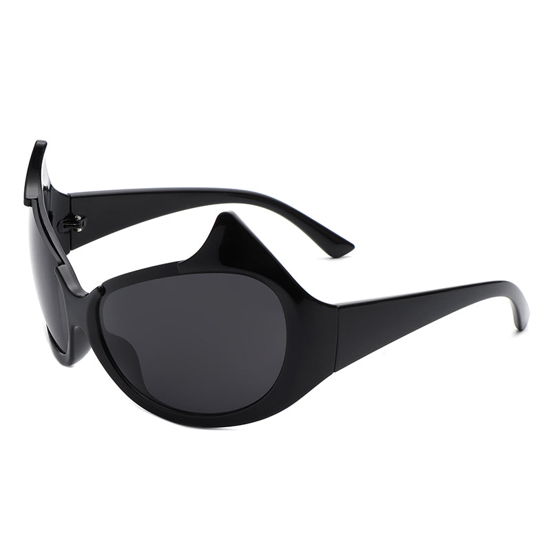 Astra - Y2K Oversized Round Sunglasses- 5 Colors
