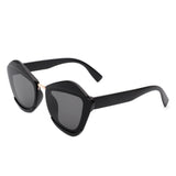 Infernia - Square Irregular Cat-Eye Sunglasses- 6 Colors