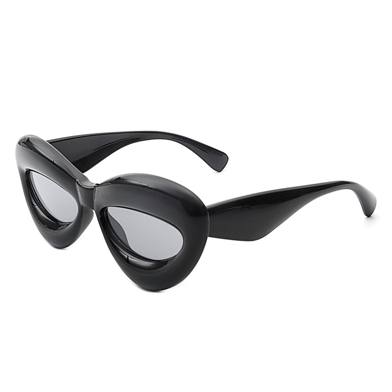 Vexa Thick Oversized Lip-Shaped Sunglasses- 7 Colors