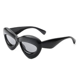 Vexa Thick Oversized Lip-Shaped Sunglasses- 7 Colors