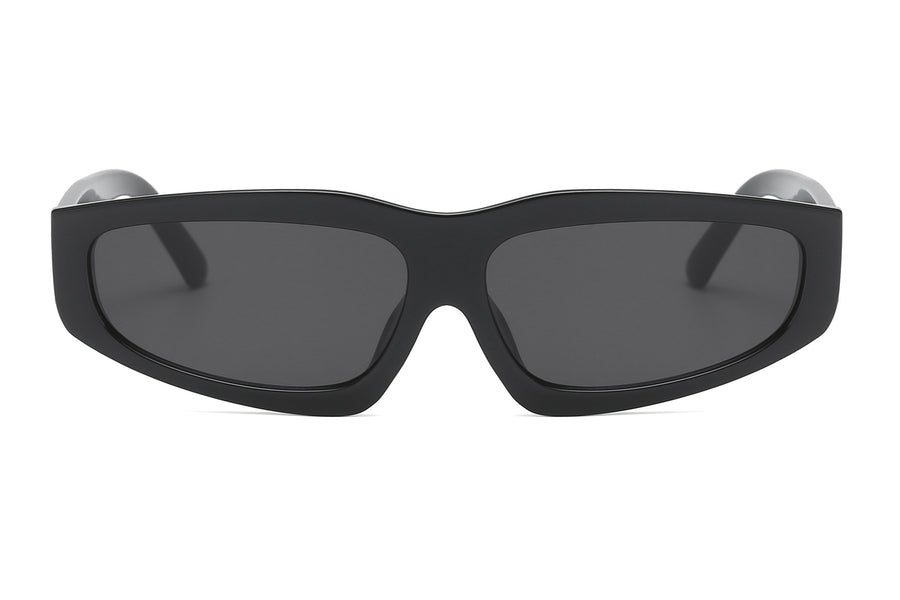 Odessa | Retro Thick Rectangle Sunglasses- 4 Colors